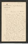 Nachlass Franz Steindachner, Brief von Decio Vinciguerra an Franz Steindachner (05.12.1902), Inv.Nr. 562.08, Seite 1